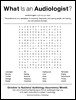 Audiology Awareness Month Word Find