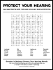 National Protect Your Hearing Word Find